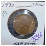 1930 Lincoln Wheat Cent, Fine
