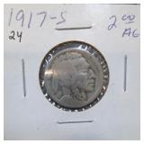 1917-S Buffalo Nickel