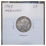 1943 Mercury Dime