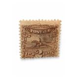 U.S. #113 Pony Express Rider With Grill 1869 Stamp