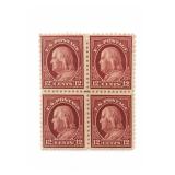 U.S. #512 12¢ Perf-11 Claret/Brown Block