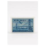 U.S. #C36 25¢ Air Mail Plane Over Bridge Stamp