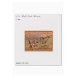 1944 U.S. $1 Migratory Bird Hunting Stamp GK 1023a