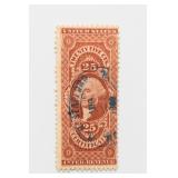 1889 U.S. Internal Revenue 25¢ Certificate
