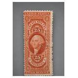 U.S. Internal Revenue Insurance 25 Cent Stamp