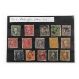 1900s Washington U.S. Postage Stamp Set