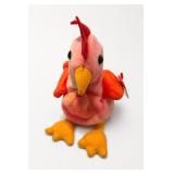 Ty Strut Beanie Baby Rooster Plush 1996