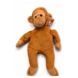 Ty Bongo Beanie Baby Plush Monkey