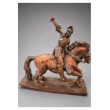 Bronze Knight On Horseback Sculpture Bronze Knight On Horseback Sculpture