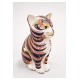 Royal Crown Derby English Bone China Cat Figurine Royal Crown Derby English Bone China Cat Figurine