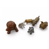 Red Mill Mfg. Animal Figurines, 6-Piece Group Red Mill Mfg. Animal Figurines, 6-Piece Group