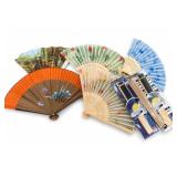 Folding Fan Lot With Daiso Japan 23cm Fans Folding Fan Lot With Daiso Japan 23cm Fans