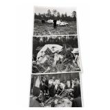 Black & White Air Crash Photo Set Graphic Warning Black & White Air Crash Photo Set Graphic Warning