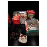 Mikasa Votive Holder & Assorted Holiday Ornaments Mikasa Votive Holder & Assorted Holiday Ornaments