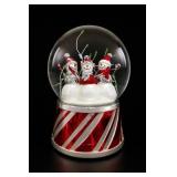 Reed & Barton Santa Hat Snow Globe Musical Reed & Barton Santa Hat Snow Globe Musical
