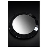 1983 Signed C. Jere Round Black Frame Mirror 1983 Signed C. Jere Round Black Frame Mirror