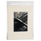 Charles T. Easley Signed 1977 Staircase Print Charles T. Easley Signed 1977 Staircase Print