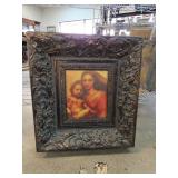 Framed Madonna And Child Print With Ornate Frame Framed Madonna And Child Print With Ornate Frame