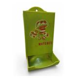 Green Mushroom Matchbox Holder Green Mushroom Matchbox Holder