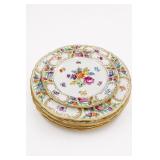 Schumann Bavaria Empress Floral Plates Schumann Bavaria Empress Floral Plates