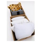Assorted Pillows And Home Textiles Lot Assorted Pillows And Home Textiles Lot