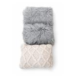 Textured Throw Pillow Pair & Other Textured Throw Pillow Pair & Other