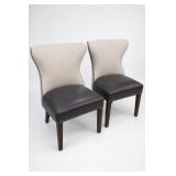 HB Designs Upholstered Dining Chair Pair HB Designs Upholstered Dining Chair Pair