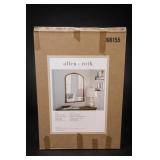 Allen + Roth 28-In Antique Gold Arched Mirror Allen + Roth 28-In Antique Gold Arched Mirror