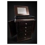 Bombay Company Jewelry Armoire Mirrored Wood Chest Bombay Company Jewelry Armoire Mirrored Wood Chest
