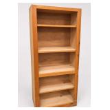 Natural Pine Wood Open Bookcase Natural Pine Wood Open Bookcase