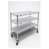 Metro 4-Tier Chrome Shelving Cart Metro 4-Tier Chrome Shelving Cart