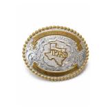 Crumrine Silver-Plate 4th Texas Volunteers Buckle Crumrine Silver-Plate 4th Texas Volunteers Buckle
