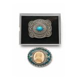 Blazin Roxx Western Belt Buckle Set, 2 Pieces Blazin Roxx Western Belt Buckle Set, 2 Pieces