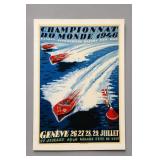 Ernest Championnat Du Monde 1946 Poster Ernest Championnat Du Monde 1946 Poster