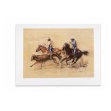 Chuck DeHaan Western Rodeo Prints Lot Chuck DeHaan Western Rodeo Prints Lot