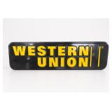 Western Union Advertising Sign Western Union Advertising Sign