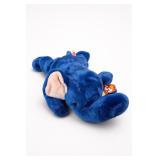 Ty Peanut Royal Blue Elephant Beanie Baby