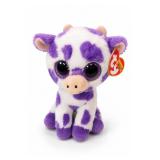 Ty Beanie Boo's Ethel Purple Spotted Plush