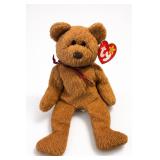 Ty Curly Beanie Baby Bear Plush, 1996