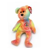 Ty Curly Plush Bear, Born 1996