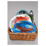 Wonder Woman & Mixed Character Paper Plate Set