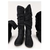 Journee Collection Jester Slouch Boots Size 6.5