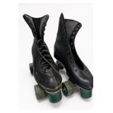 Roller Derby Black Leather Quad Roller Skates