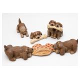 Sandicast Dog Figurine Set, 5 Pieces