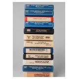 Mixed 8-Track Music Tapes & TD-88 Cleaner Lot