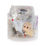 Mixed Jewelry Supplies Lot With Beads & Findings
