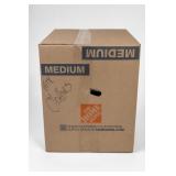 Mixed Clothes in Medium Home Depot Box