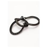 Diamond Forged Horseshoe Stirrups With Chains