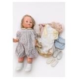 Doll With Dresses & Accessories Lot