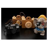 Camera-Themed Decorative Group, 3 Pieces
